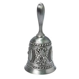 Metal Tone Hand Bell Alarme, Serviço de Mão, Chamada, Desktop, Chá, Jantar, Jogo, Natal - Image 3
