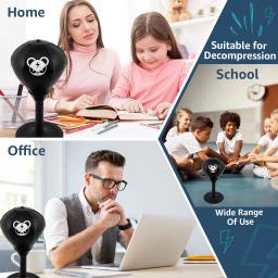 Saco de perfuração de mesa com ventosa, Desk Boxing Bag com Inflator, Fun Punch Rage, Stress Relief Tabletop - Image 6