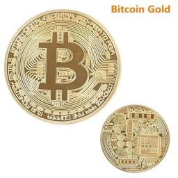 Moeda bitcoin banhada a ouro, coleção de arte colecionável, presente comemorativo físico, casascius, imitação antiga de metal, feliz aniversário - Image 5