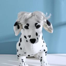 Trajes de chapéu de cabelo, perucas de estimação, adereços cosplay, acessórios de cabeça para o Halloween, Natal, animais de estimação, engraçado, cães, gatos - Image 3