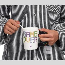 Criativo Game Handle Copo Cerâmico, Copos Americanos Personalizados, Caneca de Chá, Café, Presente de Aniversário, Moda, 400ml - Image 6