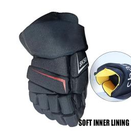 Luvas de hóquei duráveis e leves, equipamento de proteção para lacrosse, ajuste perfeito para jovens, júnior, sênior - Image 4
