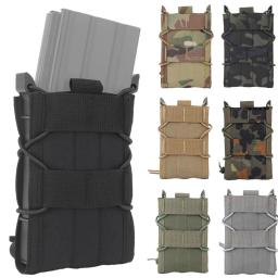 5.56 revista bolsa coldre ak ar m4 ar15, saco único para airsoft, paintball, caça, tiro - Image 1