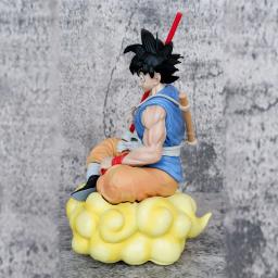 Anime dragon ball z son goku figuras de ação gk com nuvem boneca dos desenhos animados 21cm estátua pvc coleção modelo brinquedo presente para amigo - Image 5