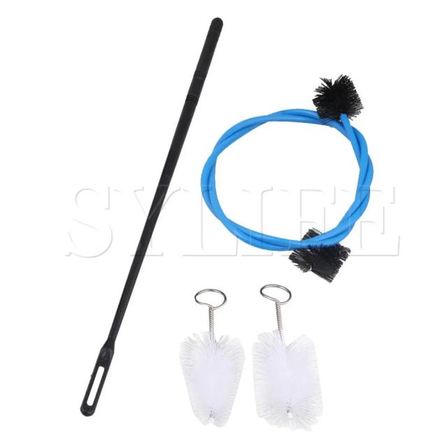 Kit Completo de Limpeza e Manutenção para Trompete Azul com Acessórios de Reparos e Escova de Limpeza