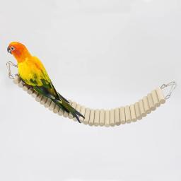 Escada De Madeira para Pássaro e Papagaio, Acessórios Para Gaiola, Escada para Pássaro Swing, Escadaria - Image 3