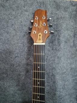 Guitarra acústica elétrica com fotos reais, guitarra folclórica artesanal, clássica D, bonita e rara, de alta qualidade, 40 in, novo - Image 4