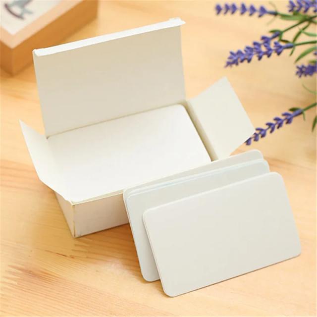 Conjunto de 90 Cartões em Branco de Papel para Scrapbook e Artesanato DIY