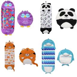 Saco de dormir para crianças, mochila de pelúcia infantil, travesseiro de bebê, saco de sono preguiçoso para meninos e meninas, presente de Natal - Image 1