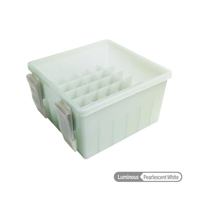 Novo 36 grades de plástico luminosa caixa de equipamento de pesca isca dura caixa de armazenamento egi webfoot polvo organizador lula gabarito isca recipiente - Image 1