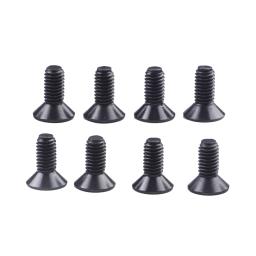 Bloqueio automático do pedal com grampo de sapato, parafuso de montagem para Shimano, leopardo de ferro para Han, peças de aço pretas MTB Bike Lock, 8 peças - Image 6