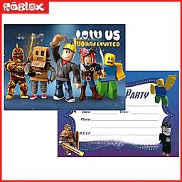 Roblox Cartoon Cartão, Festa de Aniversário, Casamento, Bênção, Impressão, Presentes Personalizados - Image 1