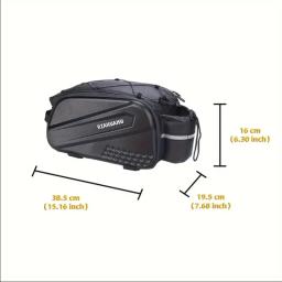 Elétrica dobrável assento traseiro bicicleta camelo saco, grande capacidade, bicicletas de montanha, ciclismo peças e acessórios - Image 6