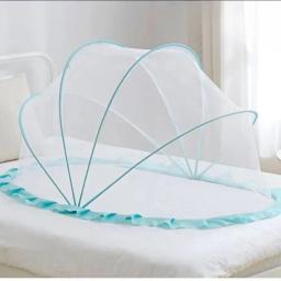 Mosquiteiro Dobrado para Bebê, Portátil, Durável, Respirável, Rede De Proteção, Quarto De Dormir, Instalação, Doméstico, Verão - Image 6