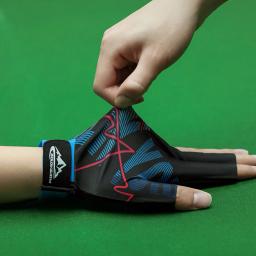 Luvas de Snooker Ajustáveis para a Mão Esquerda, Elástico, Portátil, Leve, Elástico, Dedo Aberto - Image 5