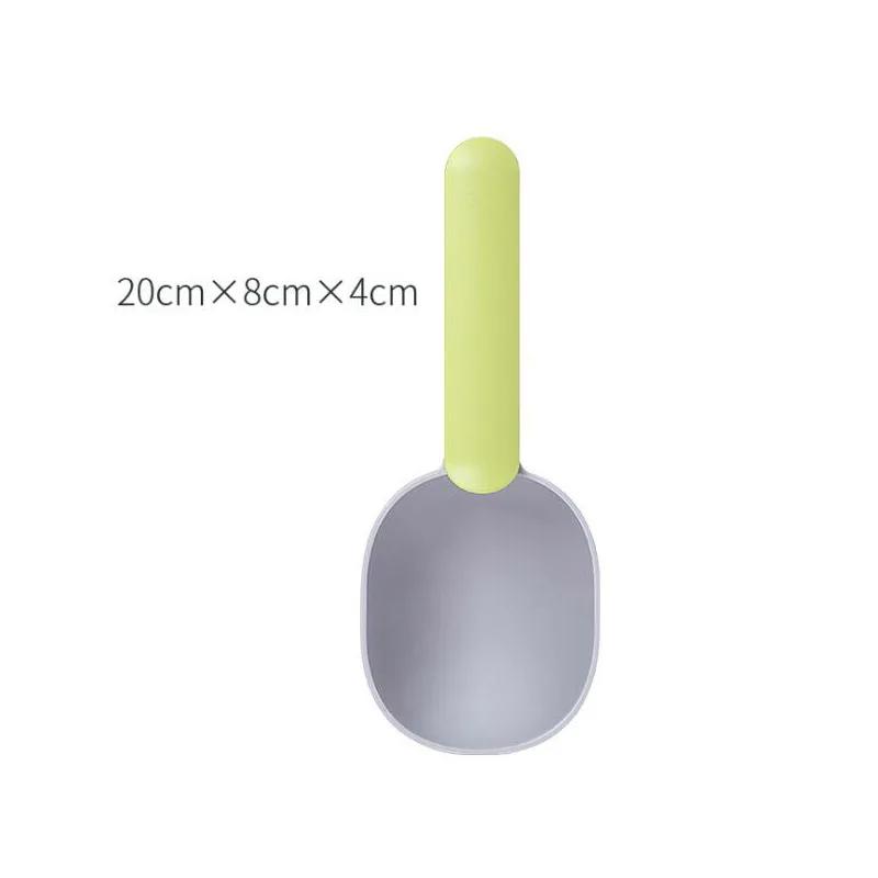 Multifuncional saco de selagem alimentação colher ferramenta criativa copo de medição pet fornecimentos gato e cão comida pá, saco de selagem clip colher - Image 1