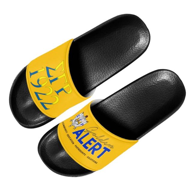 Chinelos Criativos e Chiques Sigma Gamma Rho Sorority 2023: Design Sofisticado para Conforto Interior e ao Ar Livre