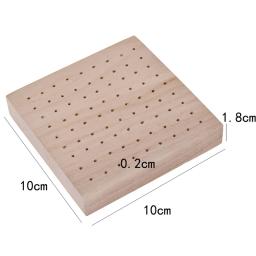 Madeira cerâmica argila base placa, ferramentas de modelagem, acessórios para escultura DIY, argila base placa, quadrado e furos redondos - Image 6
