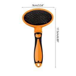 Escova para remoção pelos cães e gatos, escova para remoção pelos animais estimação, remove suavemente cabelo - Image 6