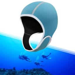 2mm neoprene wetsuit capa de mergulho capuz de mergulho surf chapéu térmico capuz para mulheres homens vela caiaque canoagem inverno - Image 5