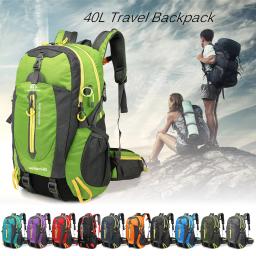 40l resistente à água mochila de viagem acampamento caminhada portátil daypack trekking escalada volta sacos ciclismo ombro mochila para homens - Image 2