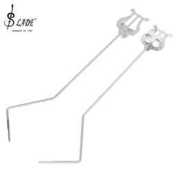 Suporte portátil de partituras metálicas para instrumentos de sopro, saxofone, trompete, trombone, clarinete, acessórios de marcha, ZJ-10 - Image 1