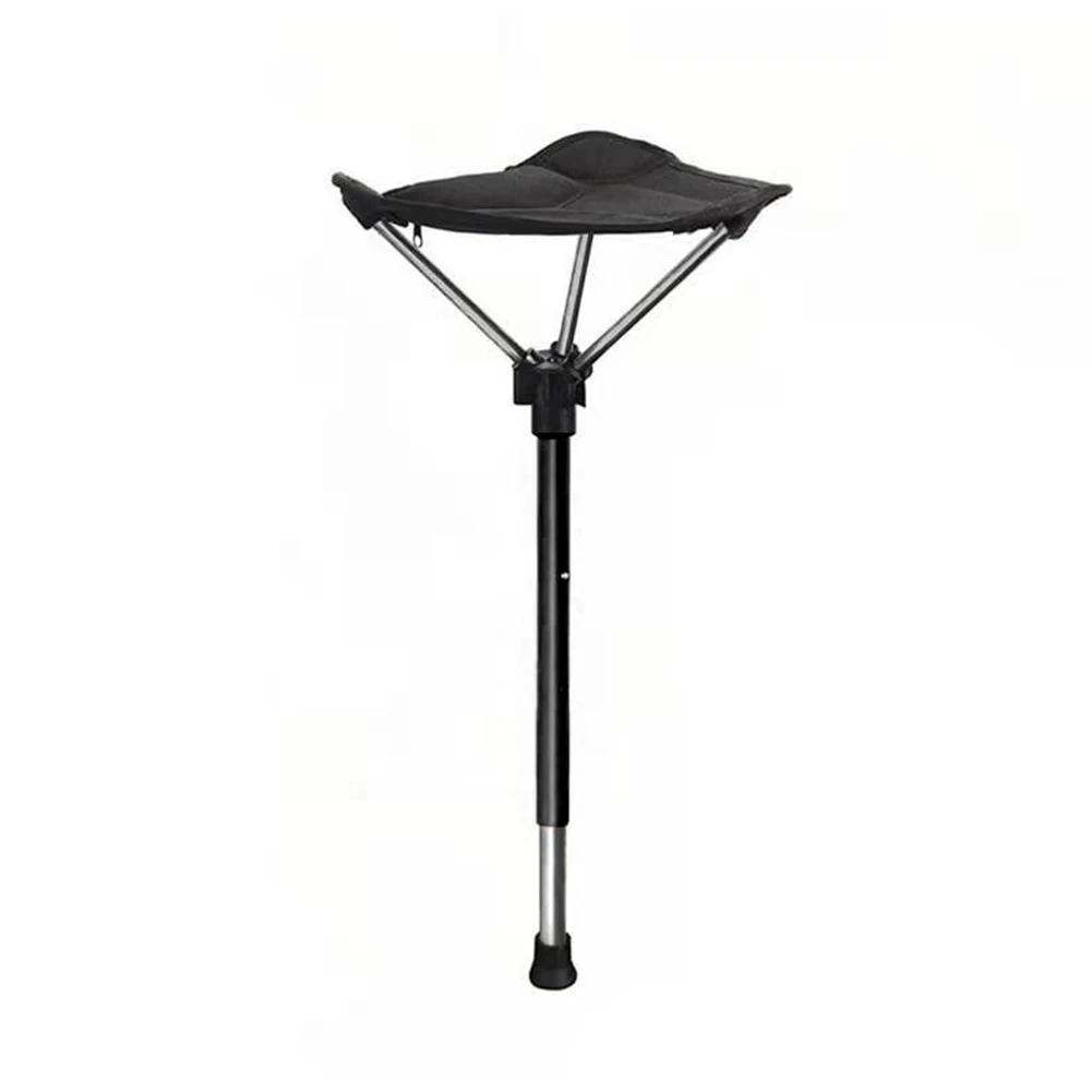 Portátil ao ar livre fezes retrátil, carry-on assento dobrável, cadeira de pesca, enfileirando o assento - Image 1