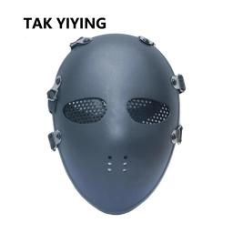 Máscara de proteção total para airsoft paintball bb arma, cor preta, 1pc - Image 1