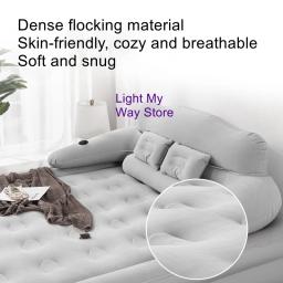 Único colchão inflável dobrável, Cama preguiçosa ao ar livre, Cama home - Image 3