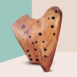 Ocarina de madeira maciça com 12 buracos, instrumentos Orff, flauta legenda Ocarina, instrumentos musicais profissionais, oferece acessórios - Image 4