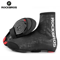 Rockbros-capa térmica elástica para sapatos, para ciclismo, bicicleta, mtb, road bike e esporte, aquecedor - Image 1