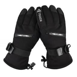 LOCLE Tela Sensível Ao Toque Luvas de Esqui Homens Mulheres Quentes À Prova de Vento Equitação Caminhadas Esqui Skate Snowboard Luvas Snowmobile Luvas - Image 2