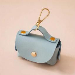Faux Leather Pet Bag Titular com Dispenser para Dog Bolsas, Portátil Dog Poop Bag, Suprimentos Organizador Elegante - Image 6
