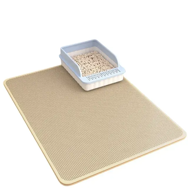 Almofada Antiderrapante Impermeável para Caixa de Areia de Gatos Double Layer 70x120cm