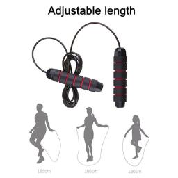 2.8/3m cordas para pular crossfit portátil equipamentos de fitness aeróbica fio aço rápido pular corda boxe yoga para mulher homem weightLoss - Image 2