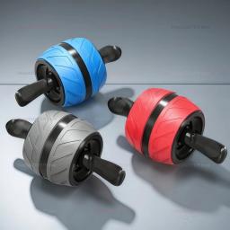 Roda de rolo abdominal multifuncional com joelheira antiderrapante equipamento de treino de núcleo de aperto ergonômico para exercícios de ginástica em casa - Image 6
