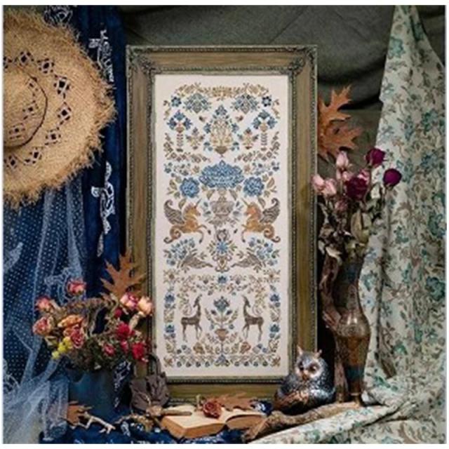 Kit Completo de Ponto Cruz para DIY - Conjunto de Bordados Artesanais 8035