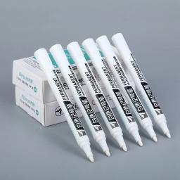 Permanente Waterproof White Rubber Marker, canetas de pintura, pneu de carro, pintura ambiental do pneu, Graffiti, 1 pc, 3 pcs, 5pcs - Image 4