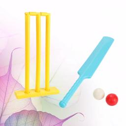 1 conjunto de 4 pçs crianças conjunto de críquete quintal criativo esportes jogo interativo jogo de tabuleiro críquete jogar brinquedos para indoor ao ar livre jogar - Image 1