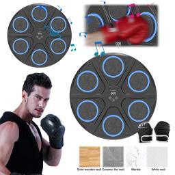 Máquina de boxe musical, máquina de treino de boxe, velocidade ajustável, equipamento de exercício montado na parede, luz rgb com luvas para academia em casa - Image 2