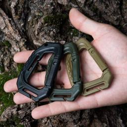 Mosquetão tático d-ring grimlock, clipe molle, fixação de webbing, sistema de trava rápida para colete militar/mochilas/bolsa/bolsa/cinto - Image 6