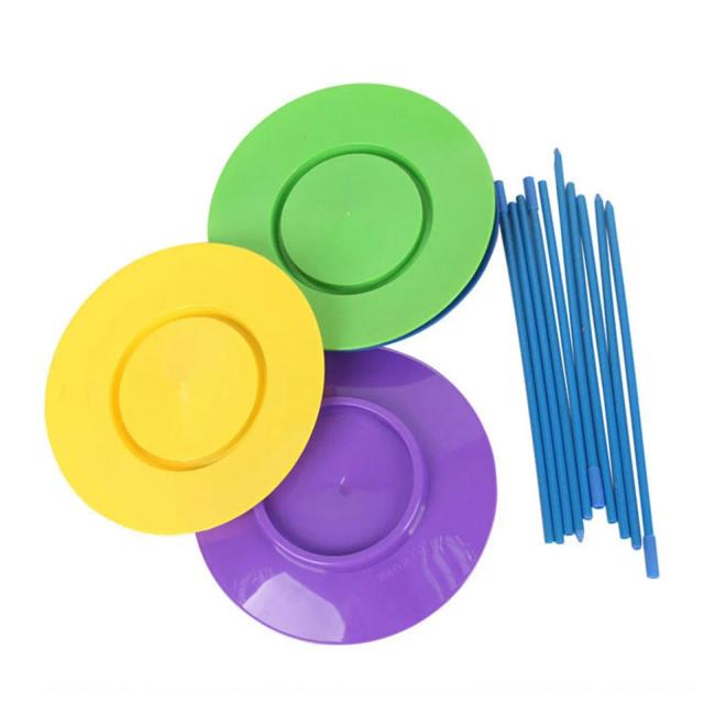 Conjunto de 6 Varas de Malabarismo para Crianças - Desempenho Ideal para Jogos Indoor e ao Ar Livre