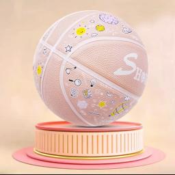 Basquete antiderrapante à prova de explosão para adolescentes e adultos, bola de jogo, interior e exterior, treinamento em grupo, PU, tamanho 5 e 7 - Image 1