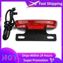 Luz traseira led impermeável para bicicleta, 36-60v, luz de segurança, acessórios de ciclismo noturno, durável - Image 1