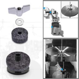 18 PCS Substituição Bateria Sentiu Set Drum Stand Feltro Cymbal Manga Percussão Parte Antiderrapante Instrumen TDIY Drum Acessórios Substituir - Image 5