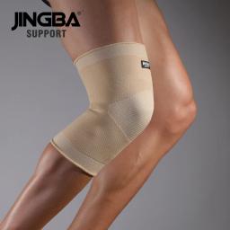 JINGBA-Elastic Nylon Joelheiras para Esportes, Suporte para Basquete, Voleibol Brace, Protetor De Joelho - Image 1
