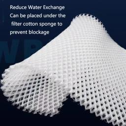 3D Fibra De Filtragem De Aquário, Impedir O Bloqueio De Água, Filtro Bioquímico Do Tanque De Peixes, Prático Bio Esponja Pad, Suprimentos Skimmer, Novo - Image 2
