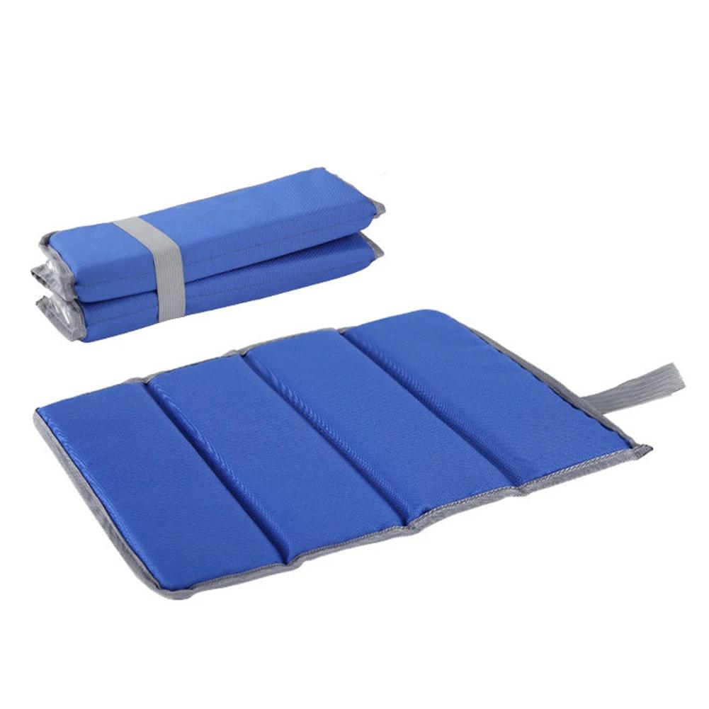 Praia de acampamento esteira dobrável 4-fold pequeno piquenique esteiras umidade-prova almofada dobrável ao ar livre para montanhismo trekking - Image 1