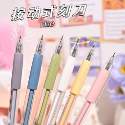 Kawaii Art Utility Knife Pen, Cortar Adesivos, Ferramenta de Corte Scrapbooking, Express Box, Material Escolar, DIY Artesanato - Image 3