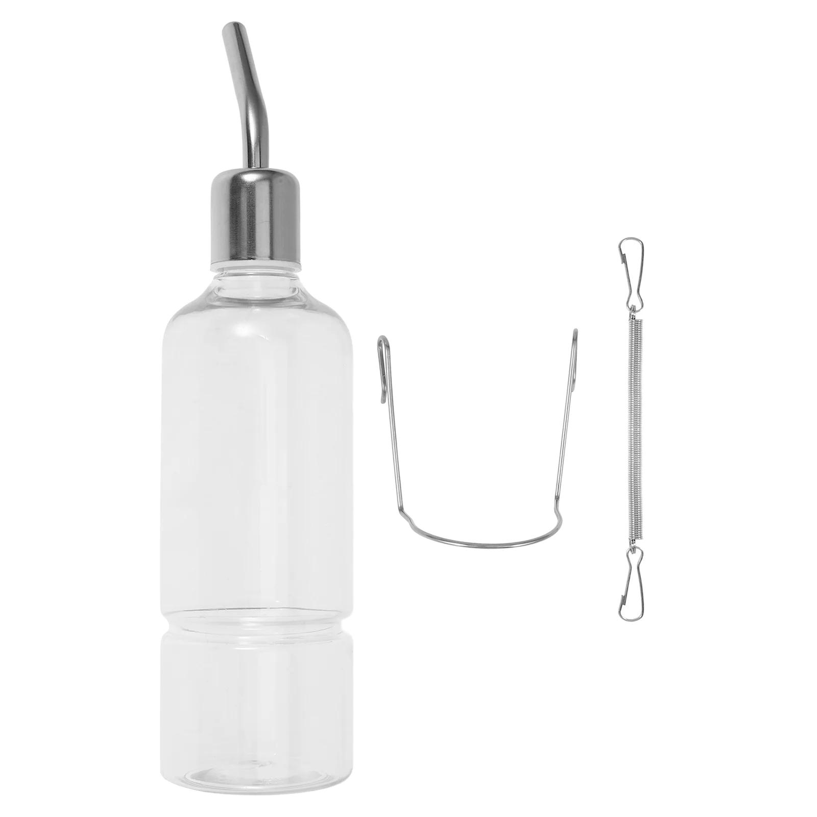 Alimentador Automático para Animais Pequenos, Distribuidor de água, Chaleira Pendurada Garrafa, Cat Food Glass - Image 1